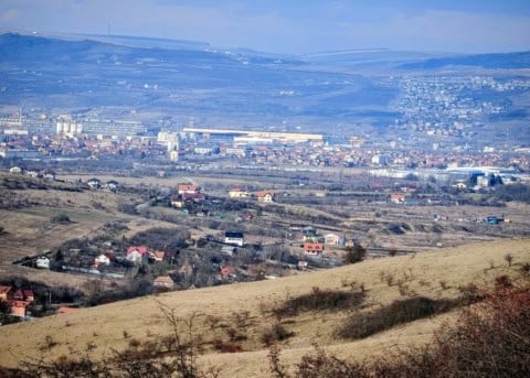teren de vanzare Borhanci Cluj Napoca vedere panoramica spre imprejurimi