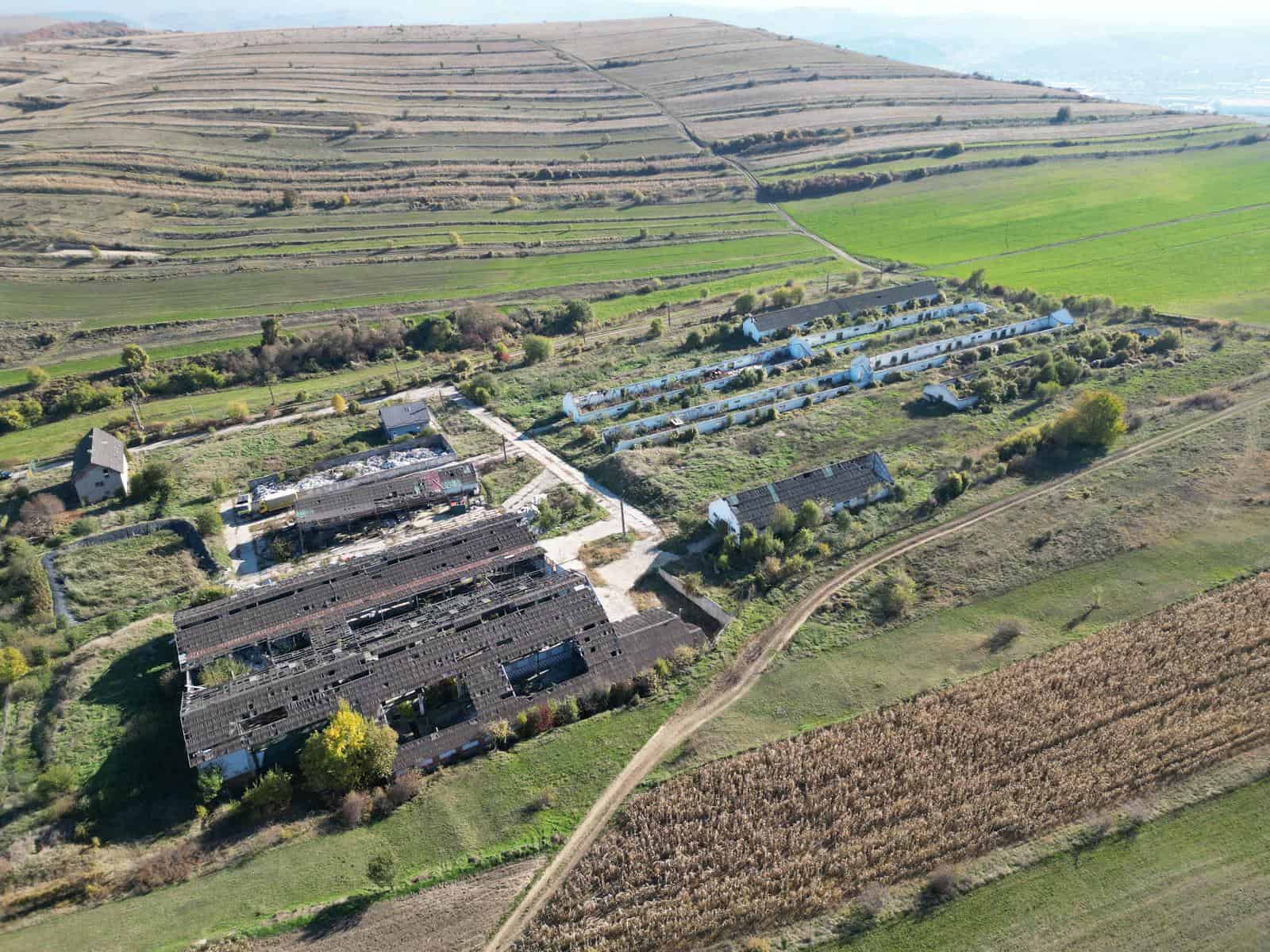 Proprietate industrială de 3,6 ha cu 8 hale – Suceagu, Baciu, Cluj
